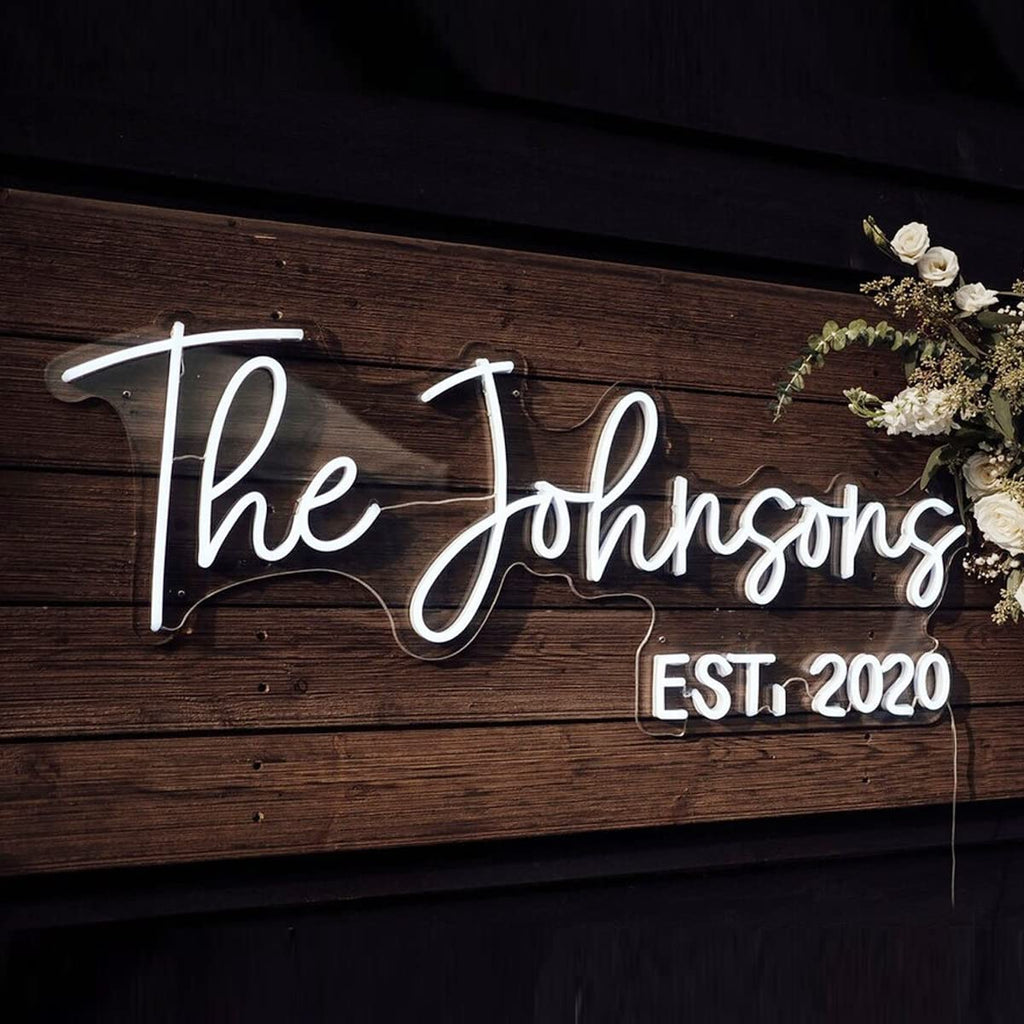 Custom Neon Sign 2 Lines Text