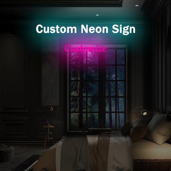 Custom Neon Sign 2 Lines Text